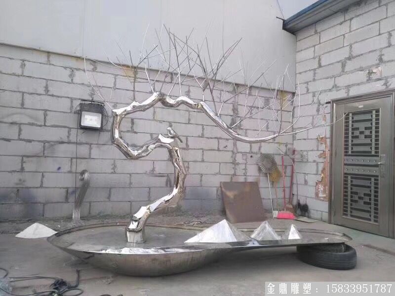 不銹鋼藝術(shù)樹形雕塑 廠家定制